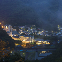 川治温泉全景イメージ　（夜）