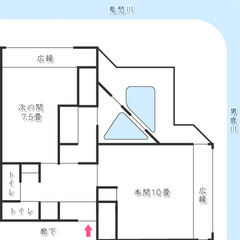 花見亭『特別室』平面