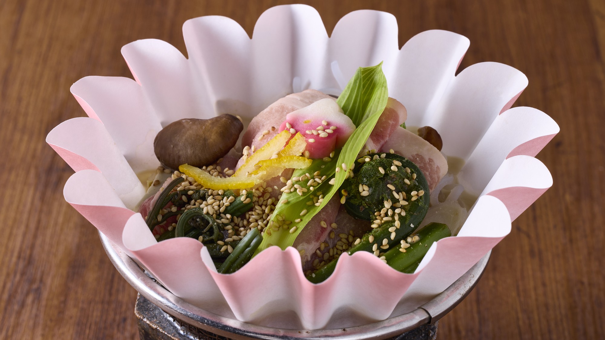 2026年春「とちぎゆめポークと山菜の利休鍋」