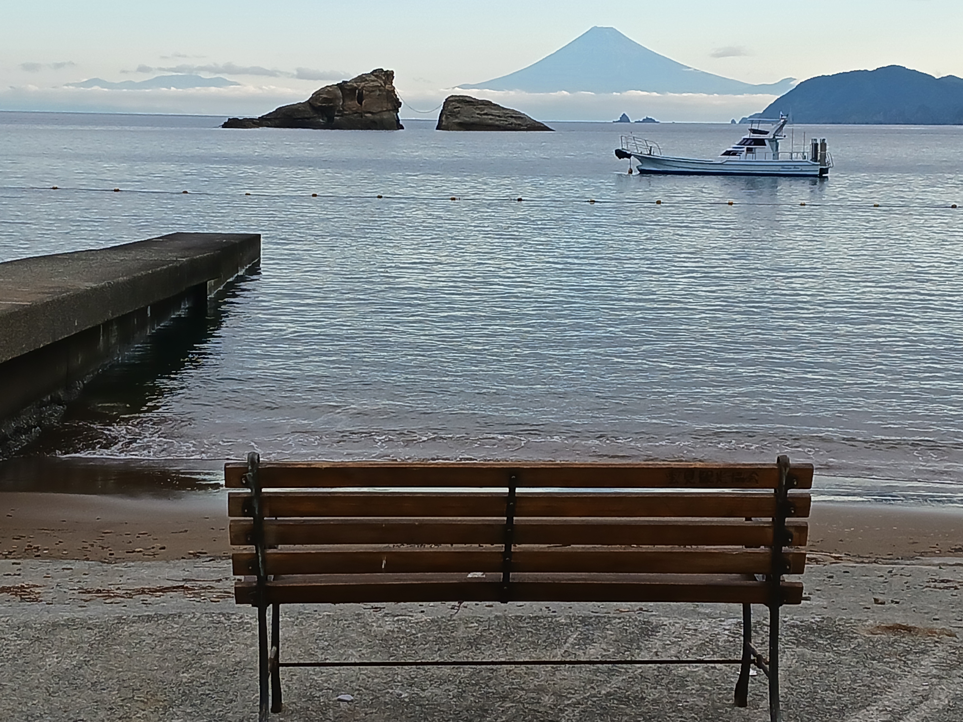雲見海岸からの景色