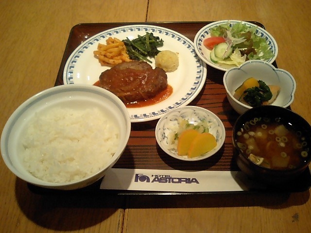 夕食付（定食・セットメニュー）