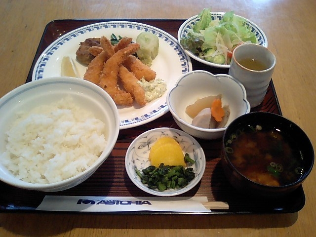 夕食付（定食・セットメニュー）