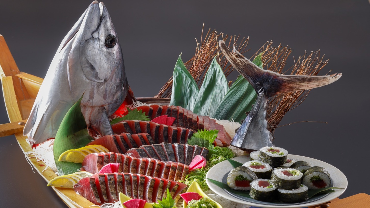 【さき楽30】土佐黒潮の饗宴　鮪と鰹食べ比べ｜夕朝食付　All Inclusive