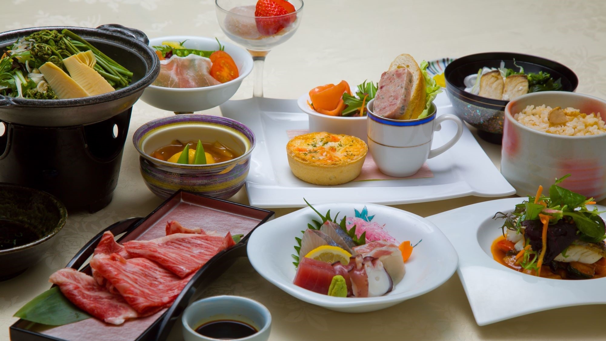 【〜ホテルで迎える贅沢なお正月〜】メインは黒毛和牛の焼き鍋＊季節の会席プラン／駐車場無料(2食付)