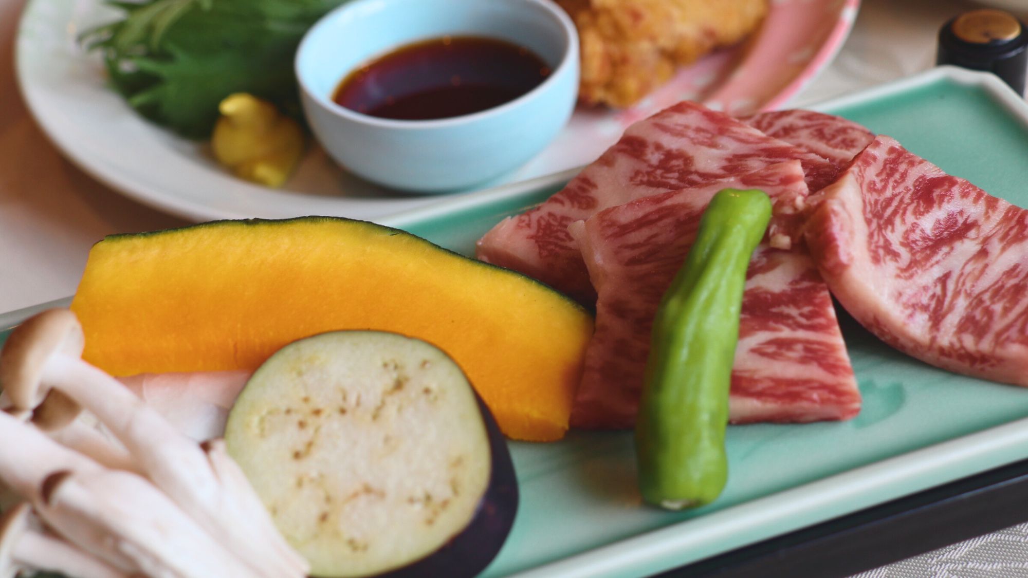 【メインは大分和牛陶板焼き】基本会席