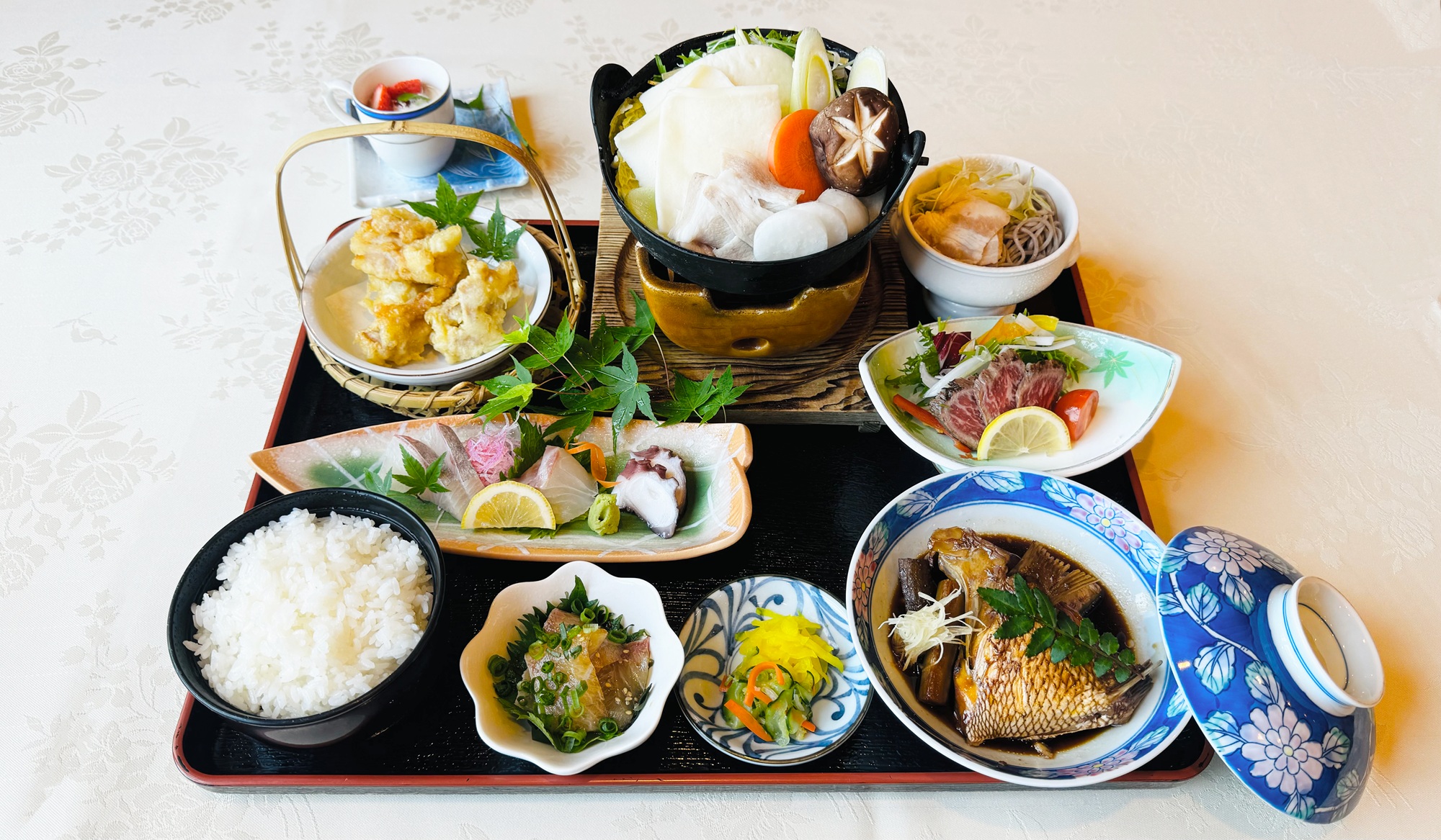 2階 和食処 若潮 「若潮ふるさと御膳」　3,850円　※ランチのみの提供