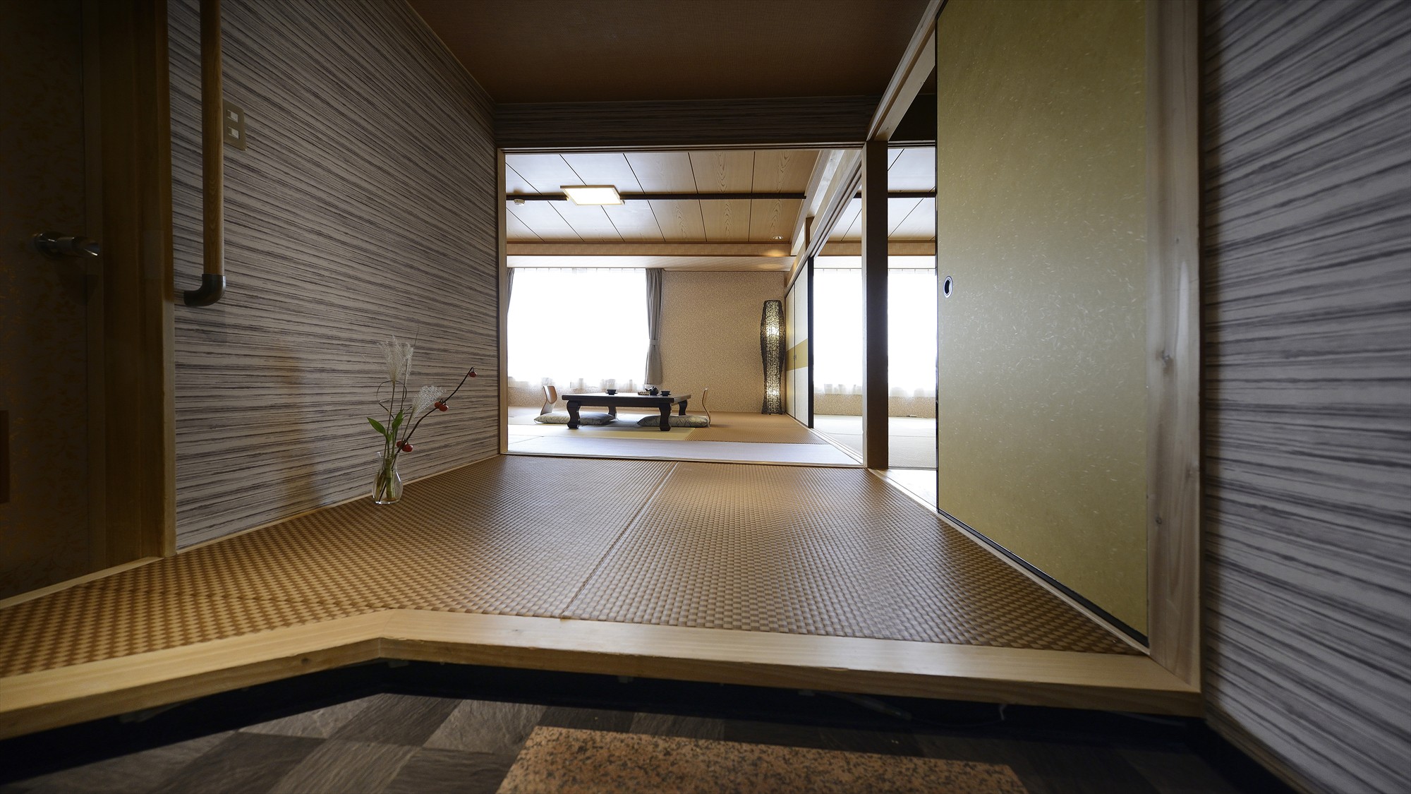 【石切の里プレミアム】和室（夜景眺望側）喫煙☆一歩足を踏み入れれば広がる和の世界◆