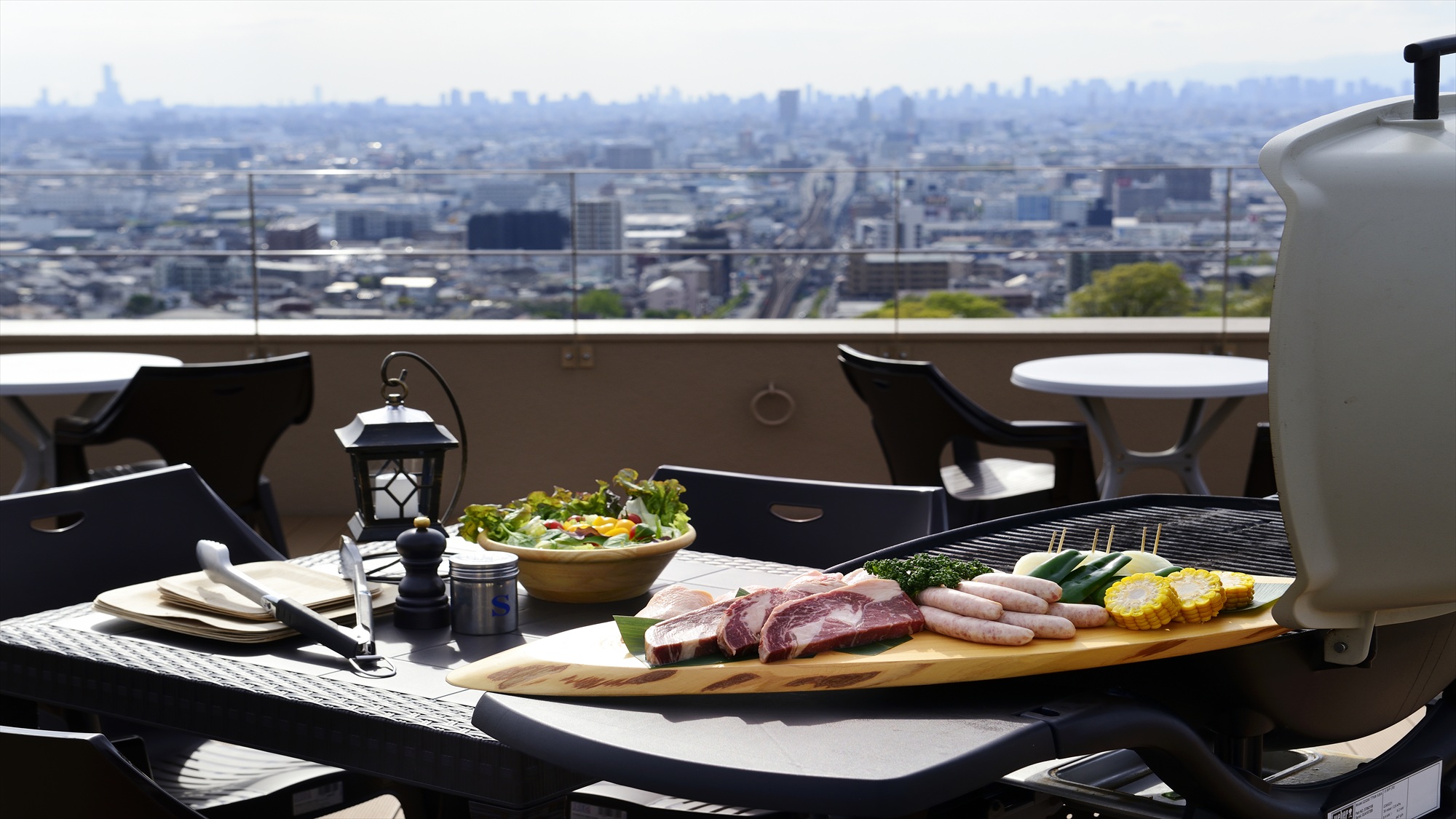 東大阪スカイテラス☆開放感抜群のテラスでBBQを満喫◆