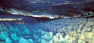 蔵王温泉スキー場　樹氷ライトアップ（イメージ）