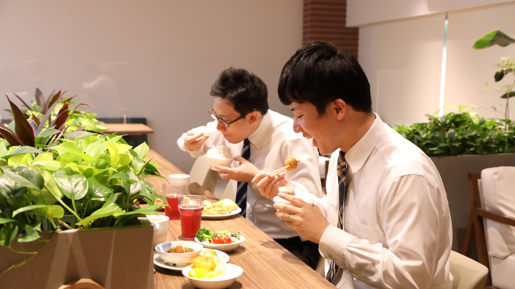 一日のスタートは美味しい朝食から！たっぷり食べて元気いっぱい♪