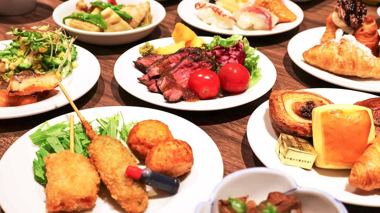 【60日前までのご予約限定】さき楽60・新大阪エリア人気の朝食バイキング付きプラン【朝付】　