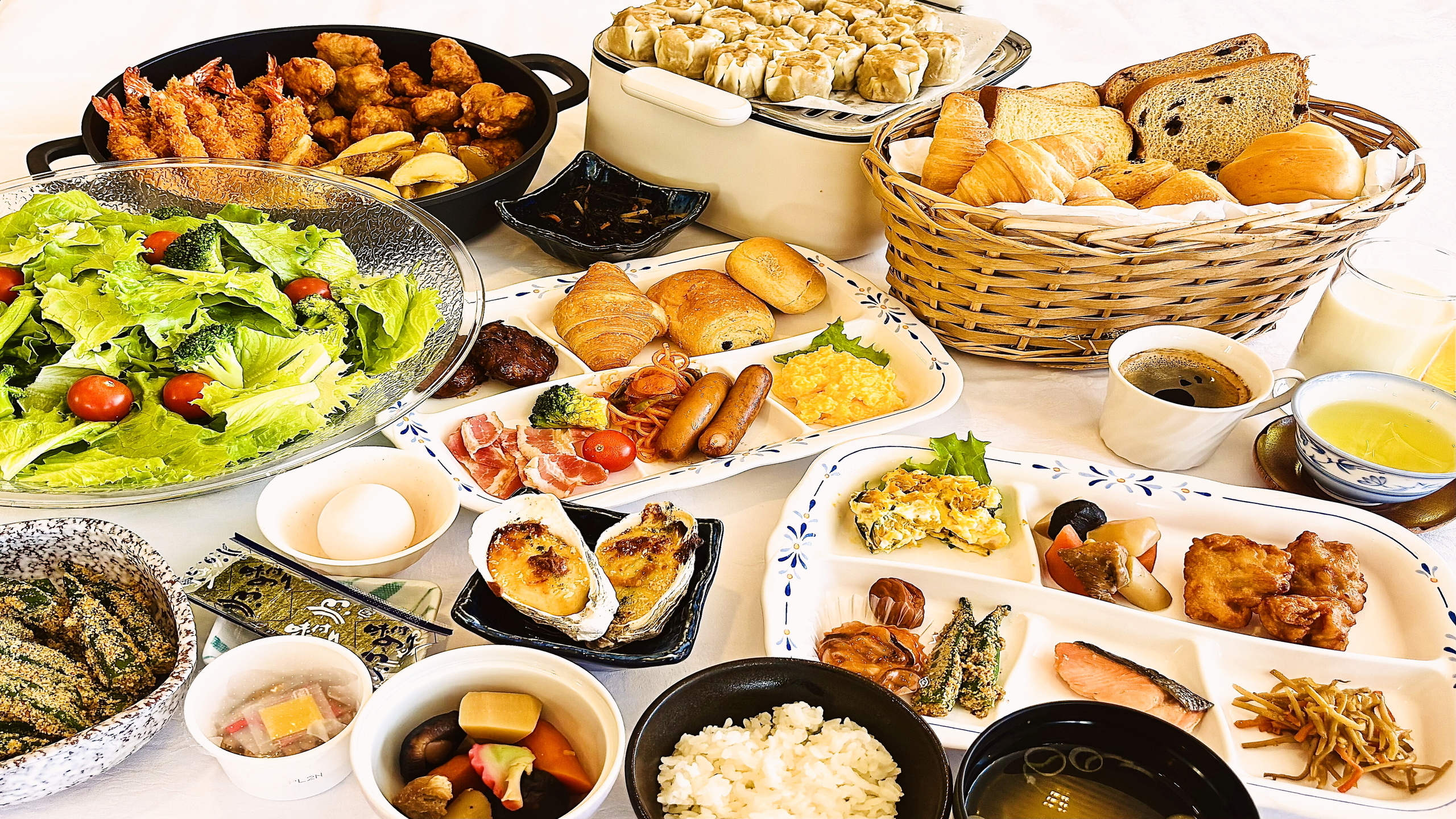朝食バイキング