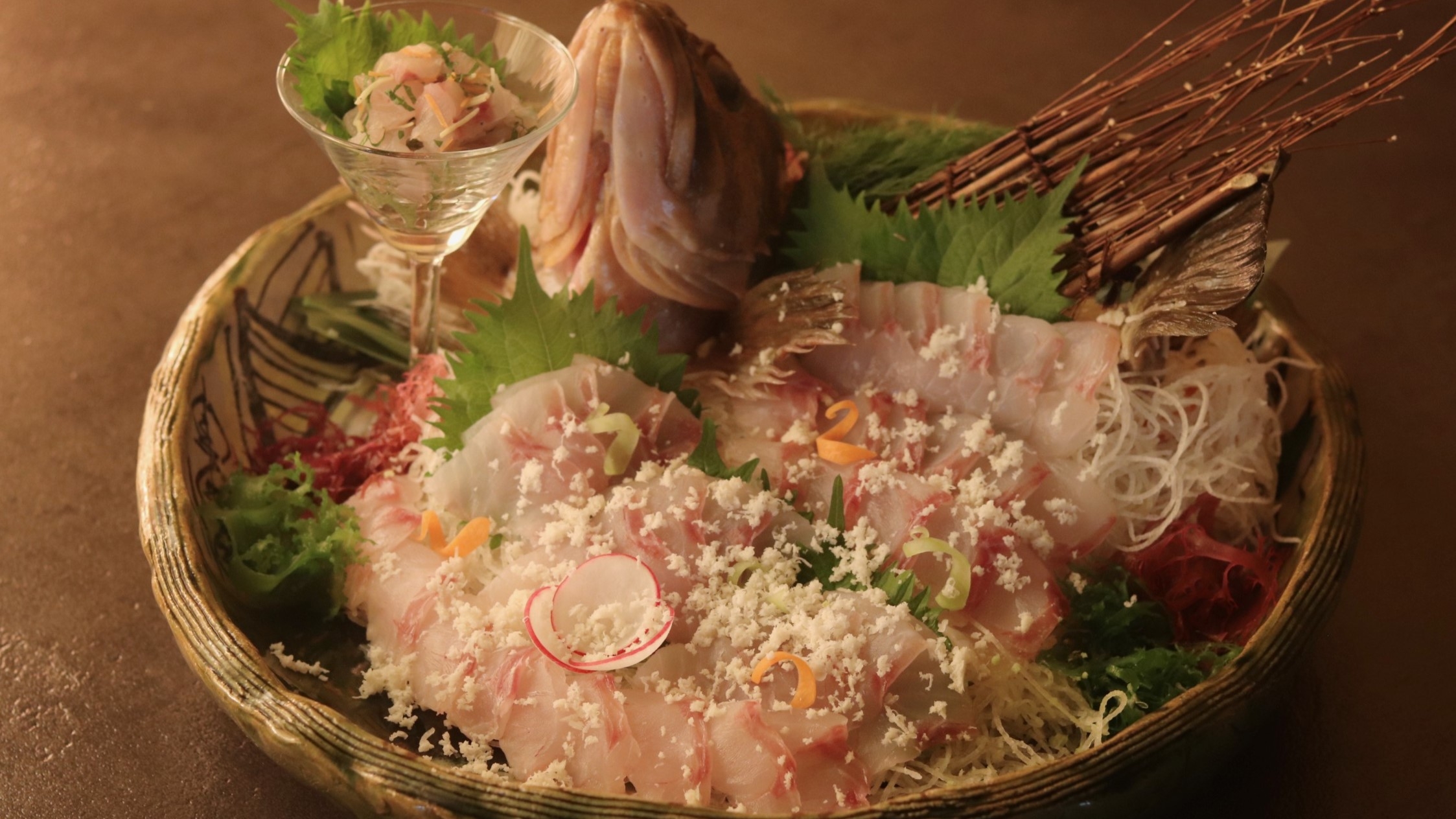 【ソイのお造りor姿煮付】北海道の鯛と呼ばれる高級魚のソイを選べる調理法で／夕食6，000円コース