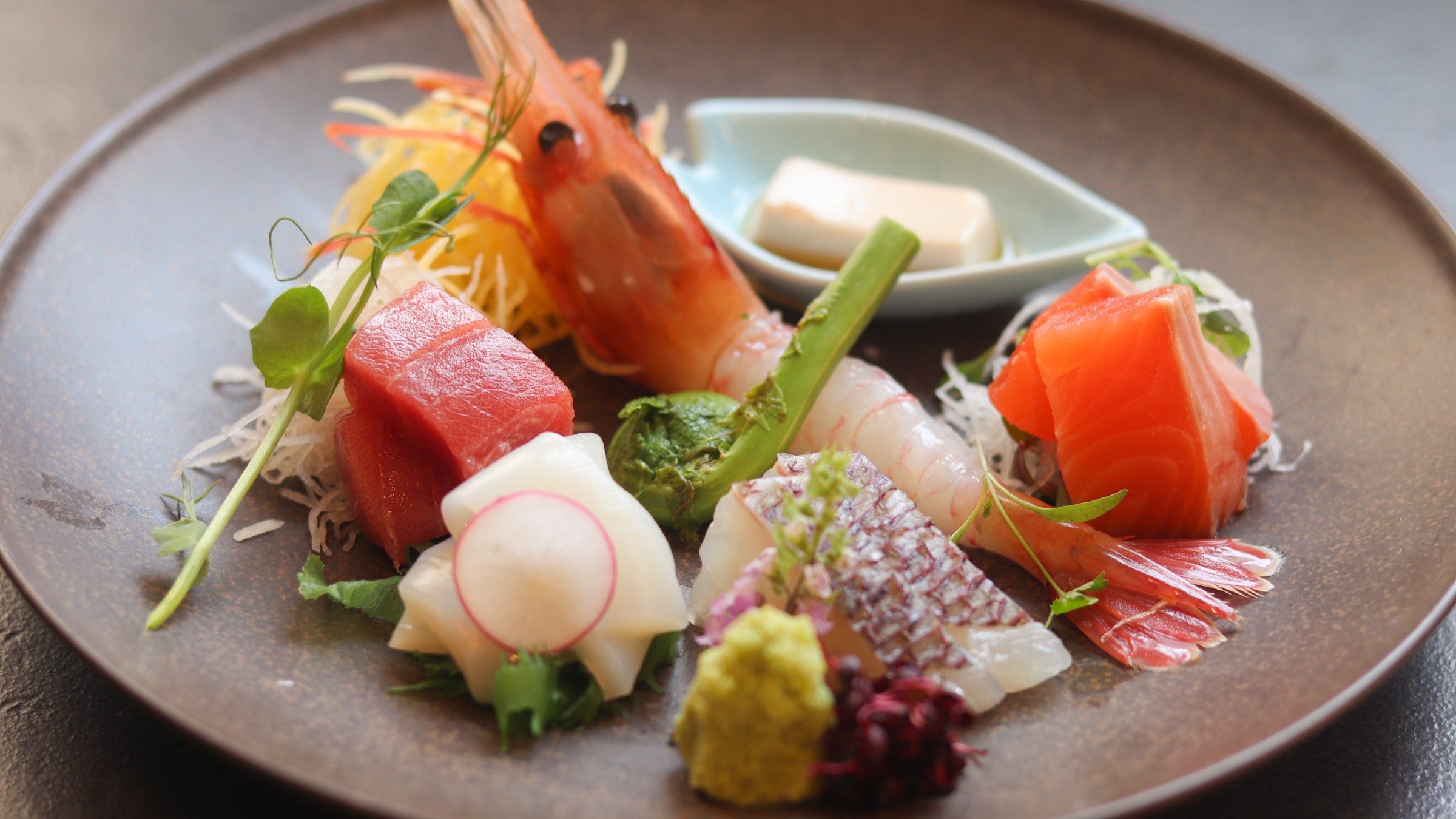 【創作和食コース／ある日のお料理一例】