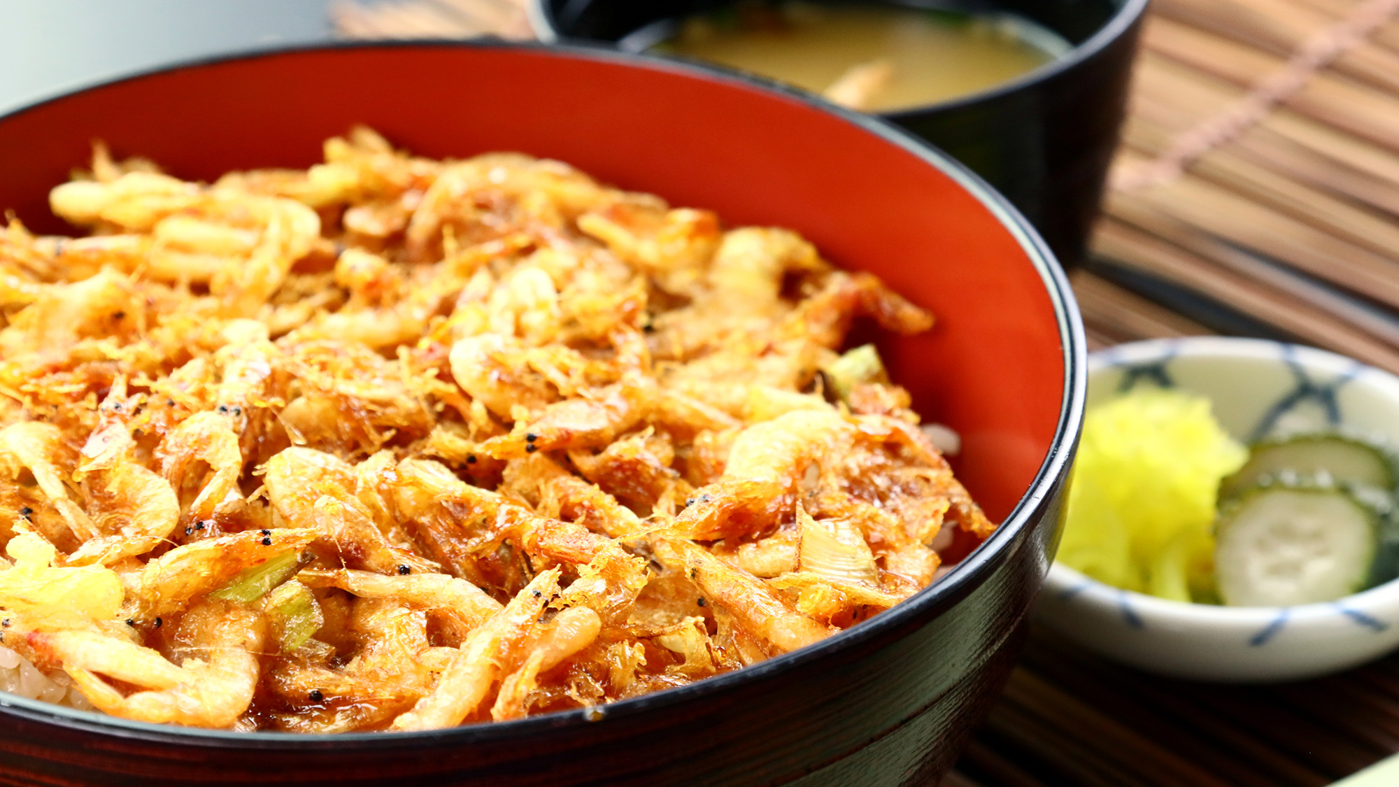 ビジネス向け2食付き一例◆桜エビのかき揚げ丼