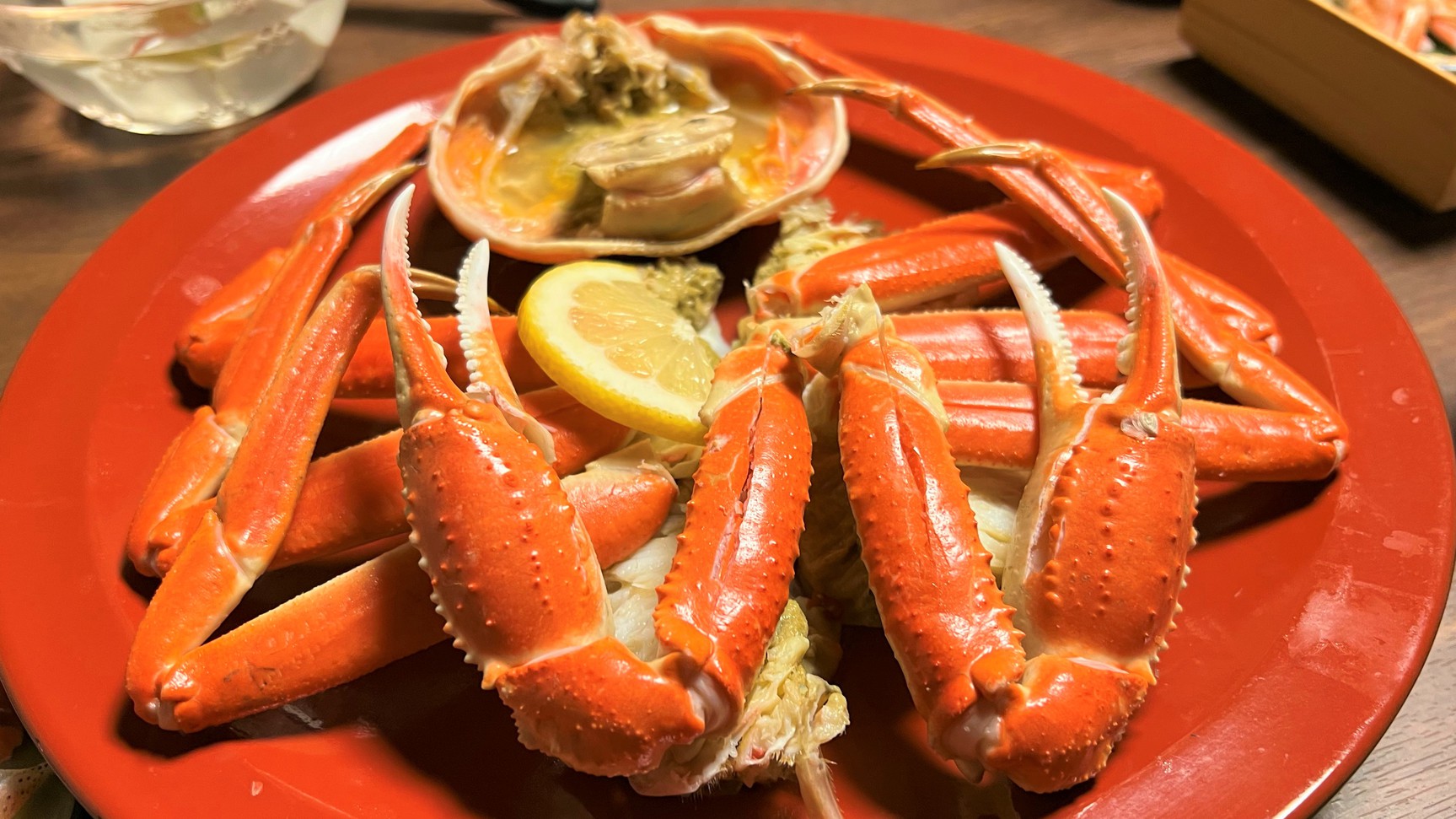 【外湯券付】『カニぎゅーコース』但馬牛ステーキとゆでガニ＋選べる鍋