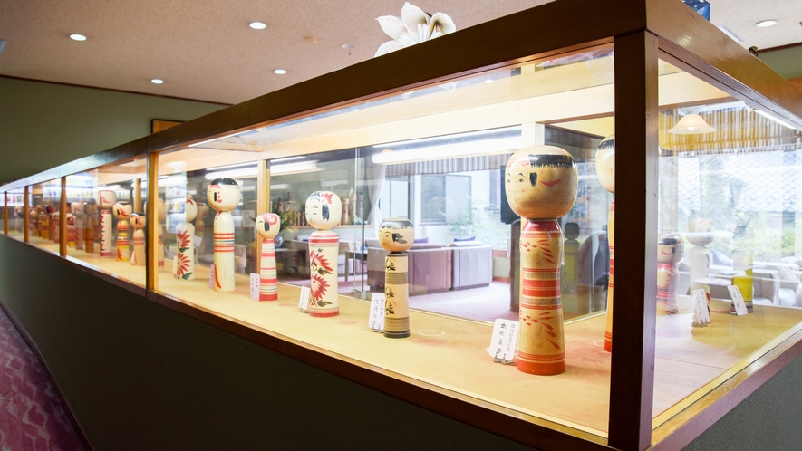 *【こけし】宮城県の伝統的工芸品である『こけし』を展示しております。