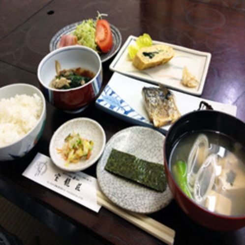 素朴ですが“おいしい朝食”で一日元気に♪