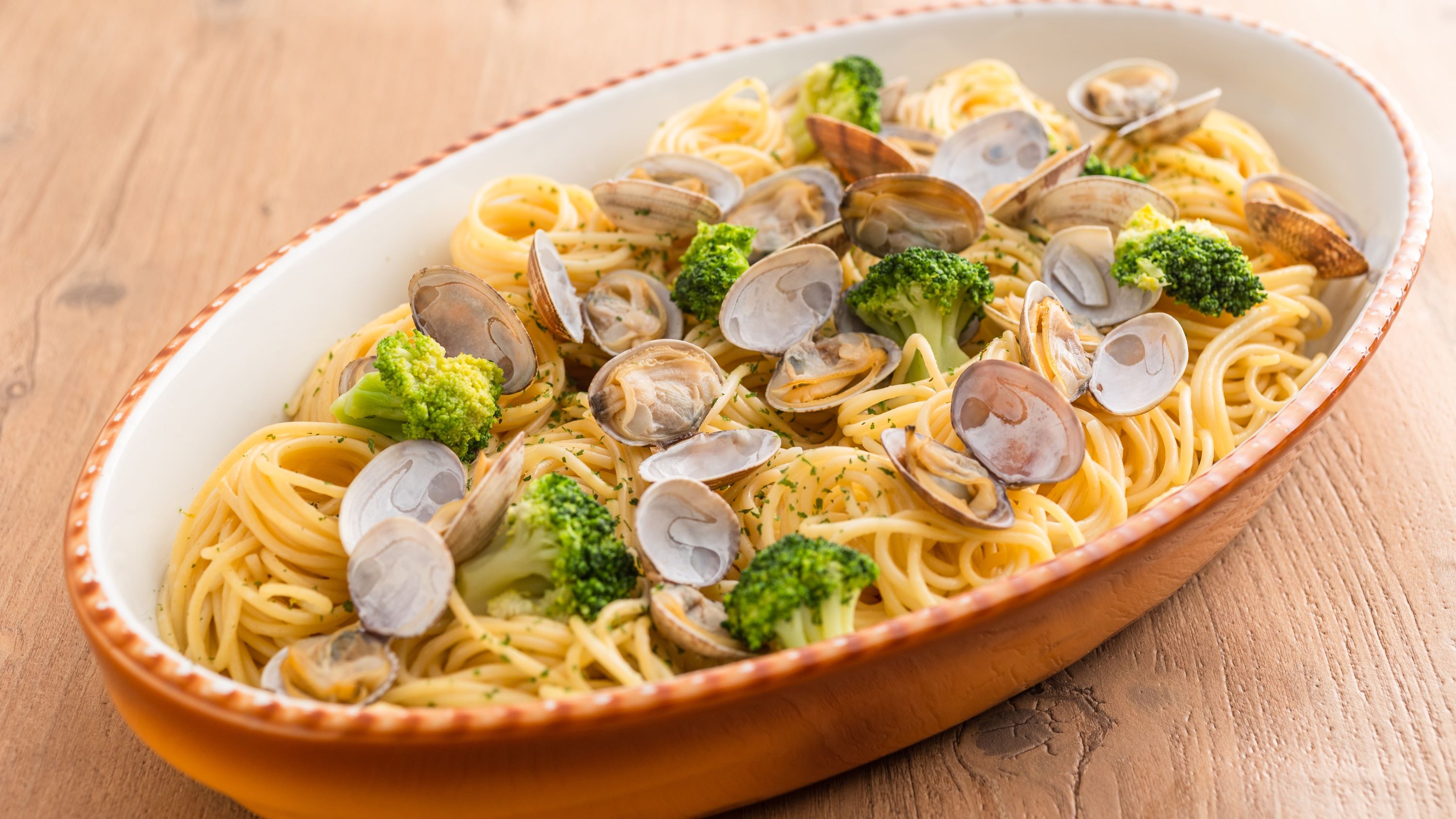 ＜春バイキング＞浅利と但馬春野菜のパスタ