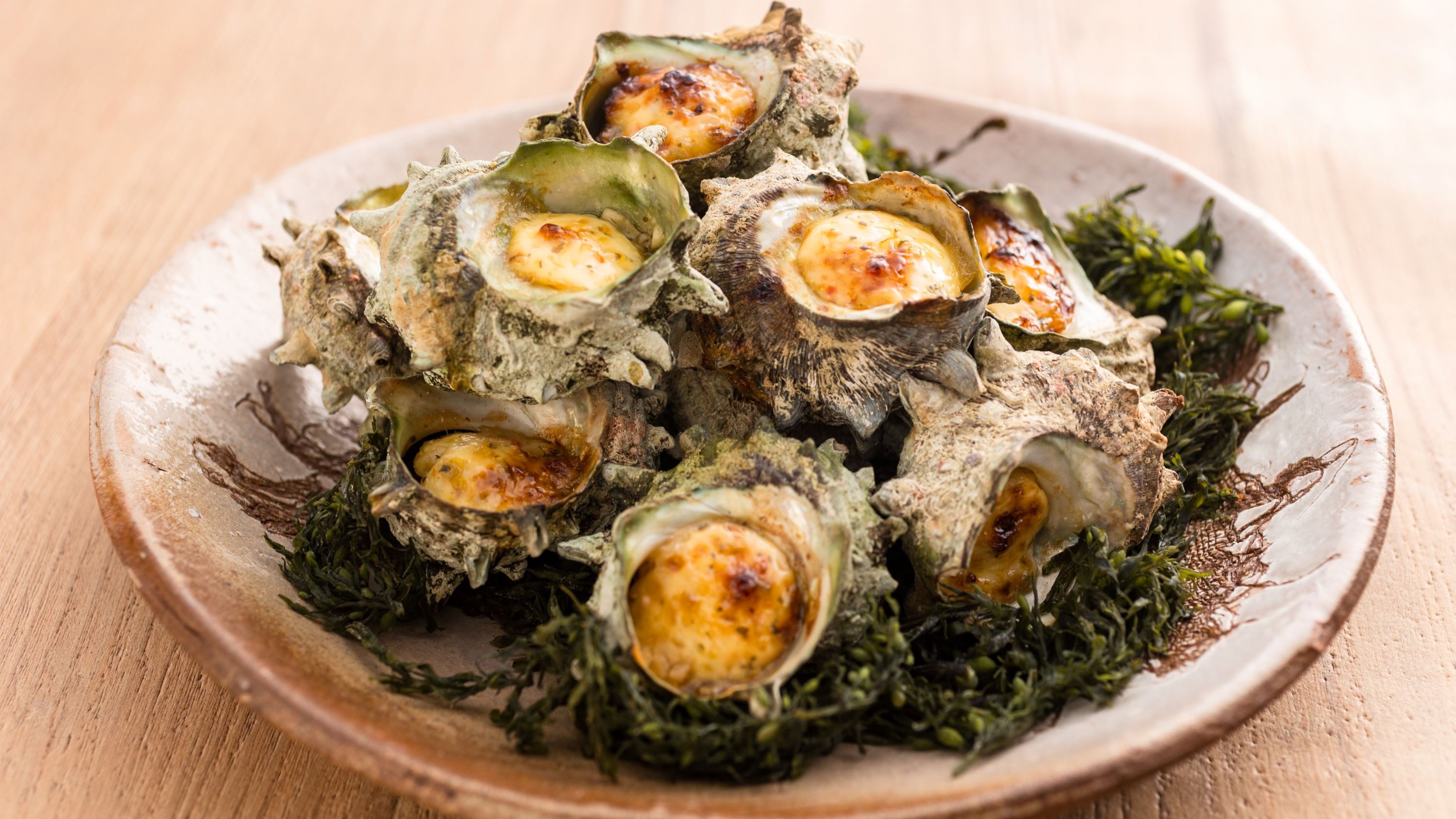 ＜春バイキング＞ブルーリッジオリジナル　サザエのグラタン