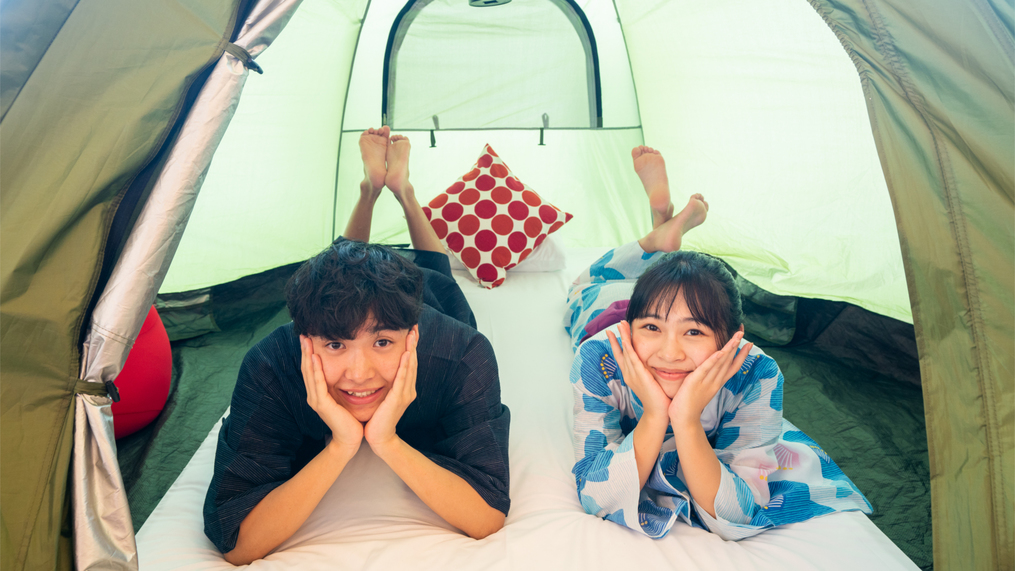 【チャペルグランピング】テント泊でも快適なマットレス完備♪楽しすぎて眠れない！？