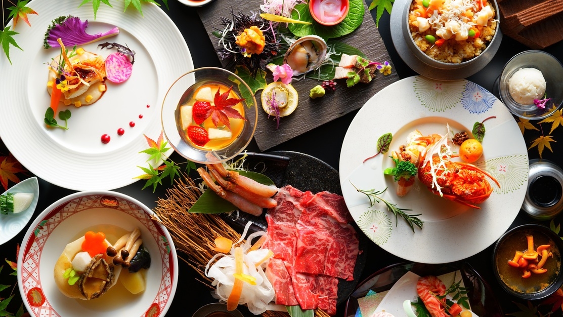 「女将イチオシ！」＜飲み放題付＞【ごほうびグルメ】県産牛とズワイ蟹しゃぶ！煮鮑やロブスターも楽しめる