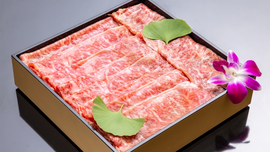 【しゃぶ鍋会席】長崎県産牛サーロインはお口の中でとろける～♪