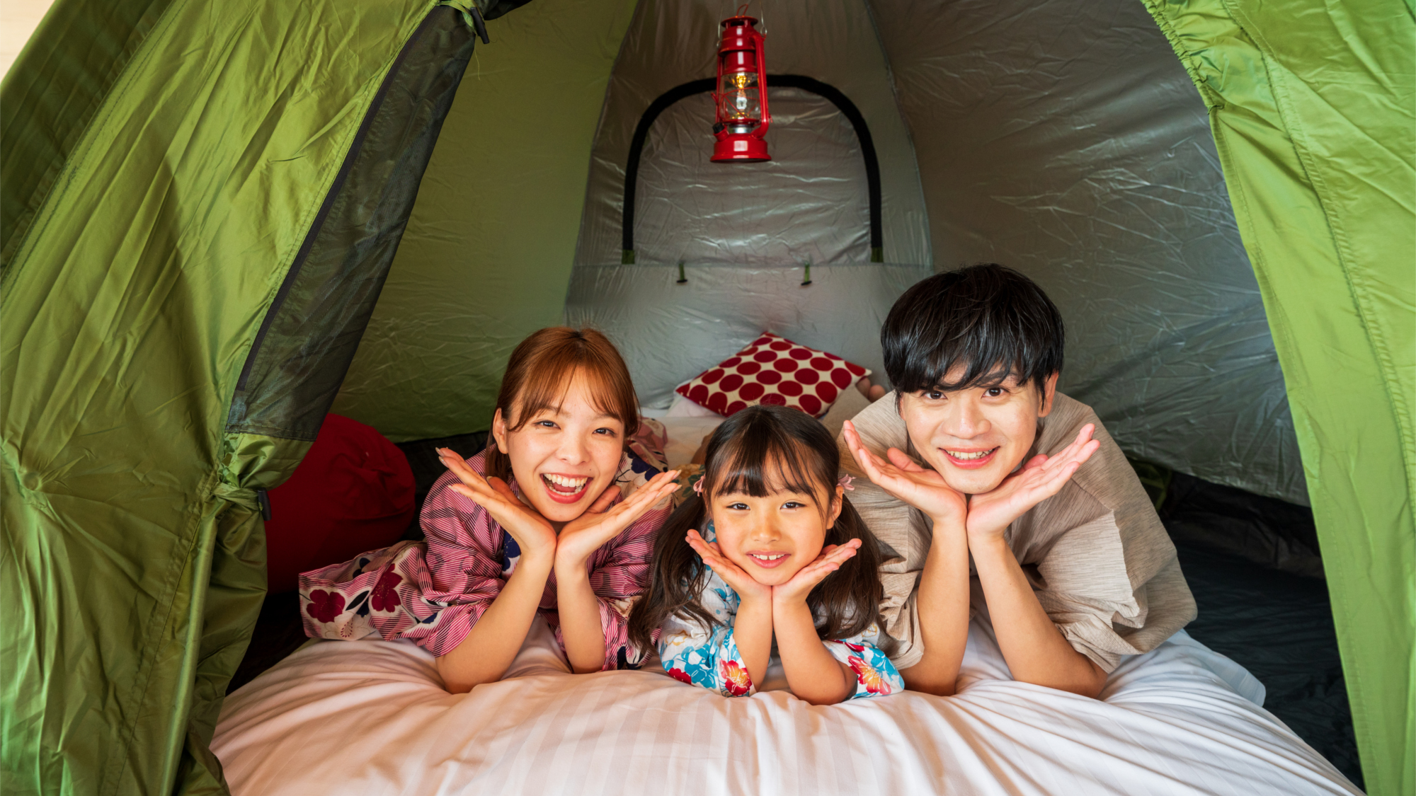 【チャペルグランピング】テント泊でも快適なマットレス完備♪楽しすぎて眠れない！？