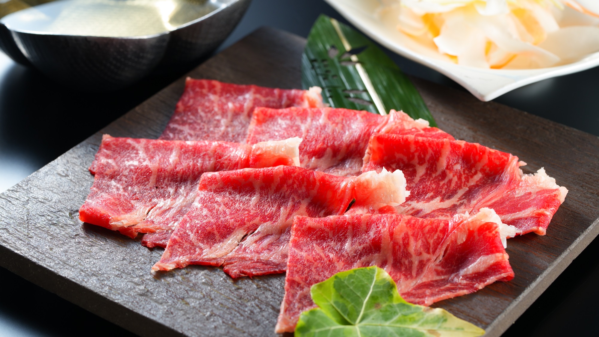 【長崎県産牛しゃぶしゃぶ会席／2025年冬春】お肉増量中！とろける芳醇な味わいが口に広がります