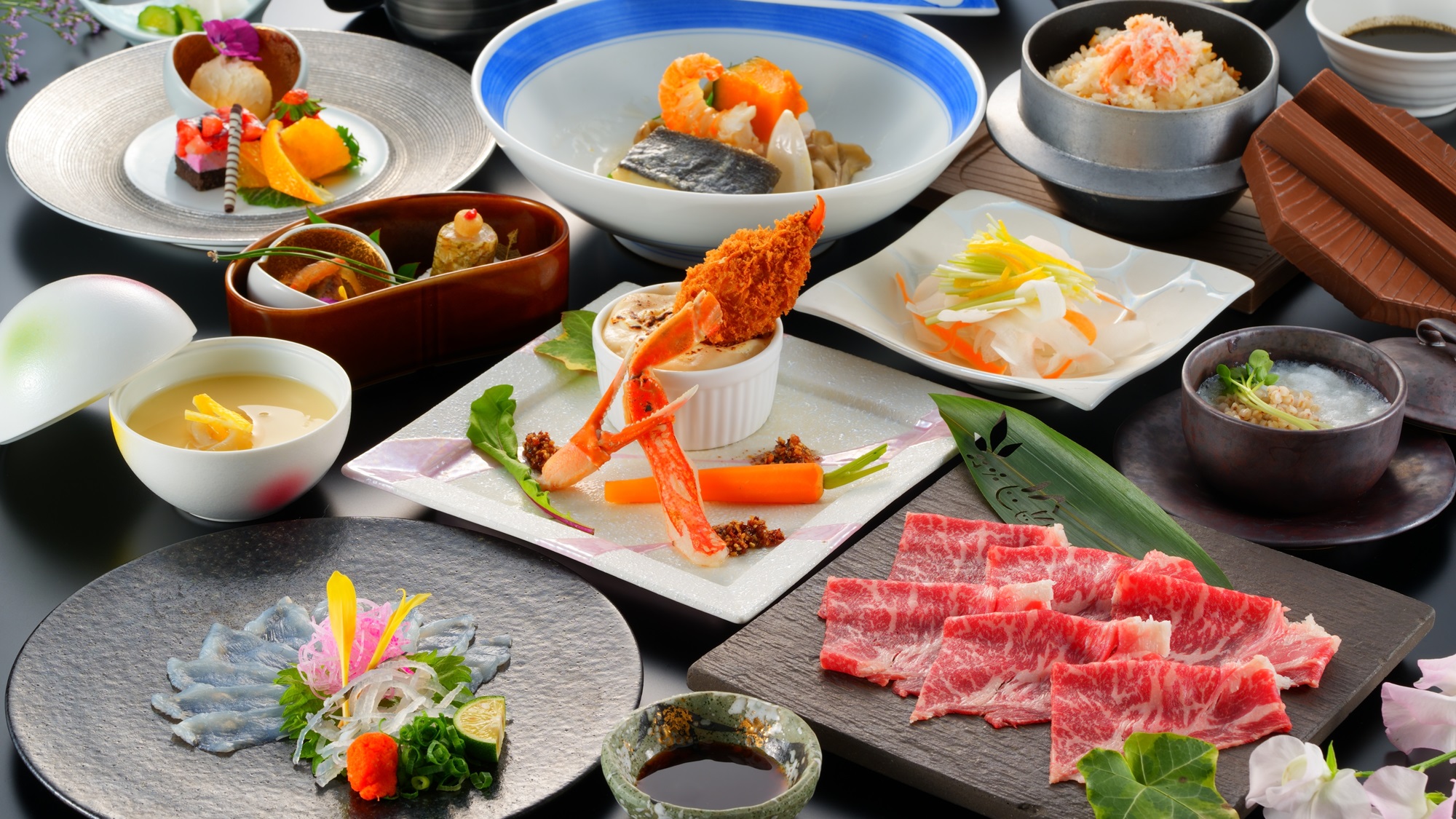 【長崎県産牛しゃぶしゃぶ会席／2025年冬春】逸品で紡ぐ至高の饗宴！虎河豚鉄刺も味わえる至福の美食