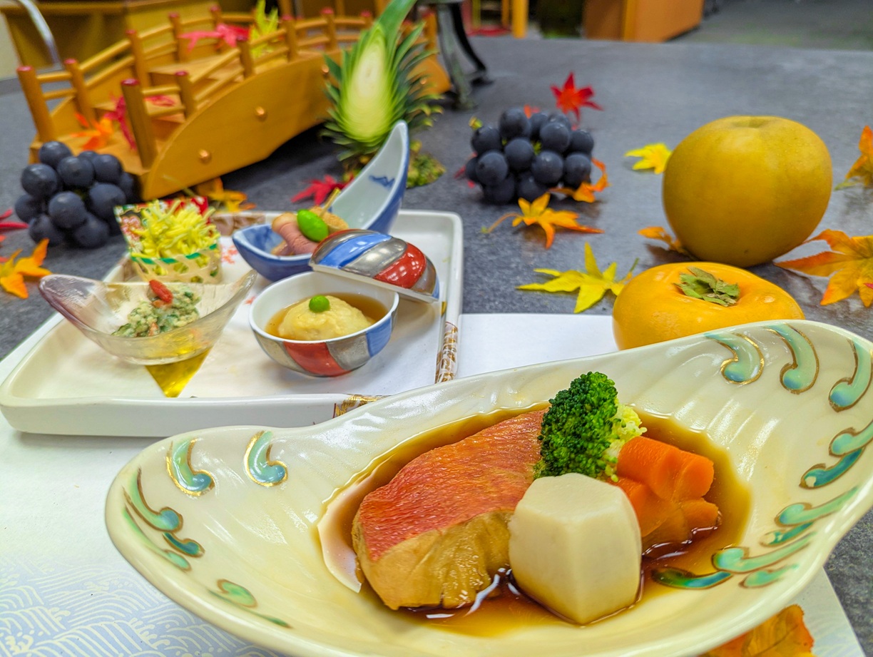 金目鯛の煮つけのハーフ会席