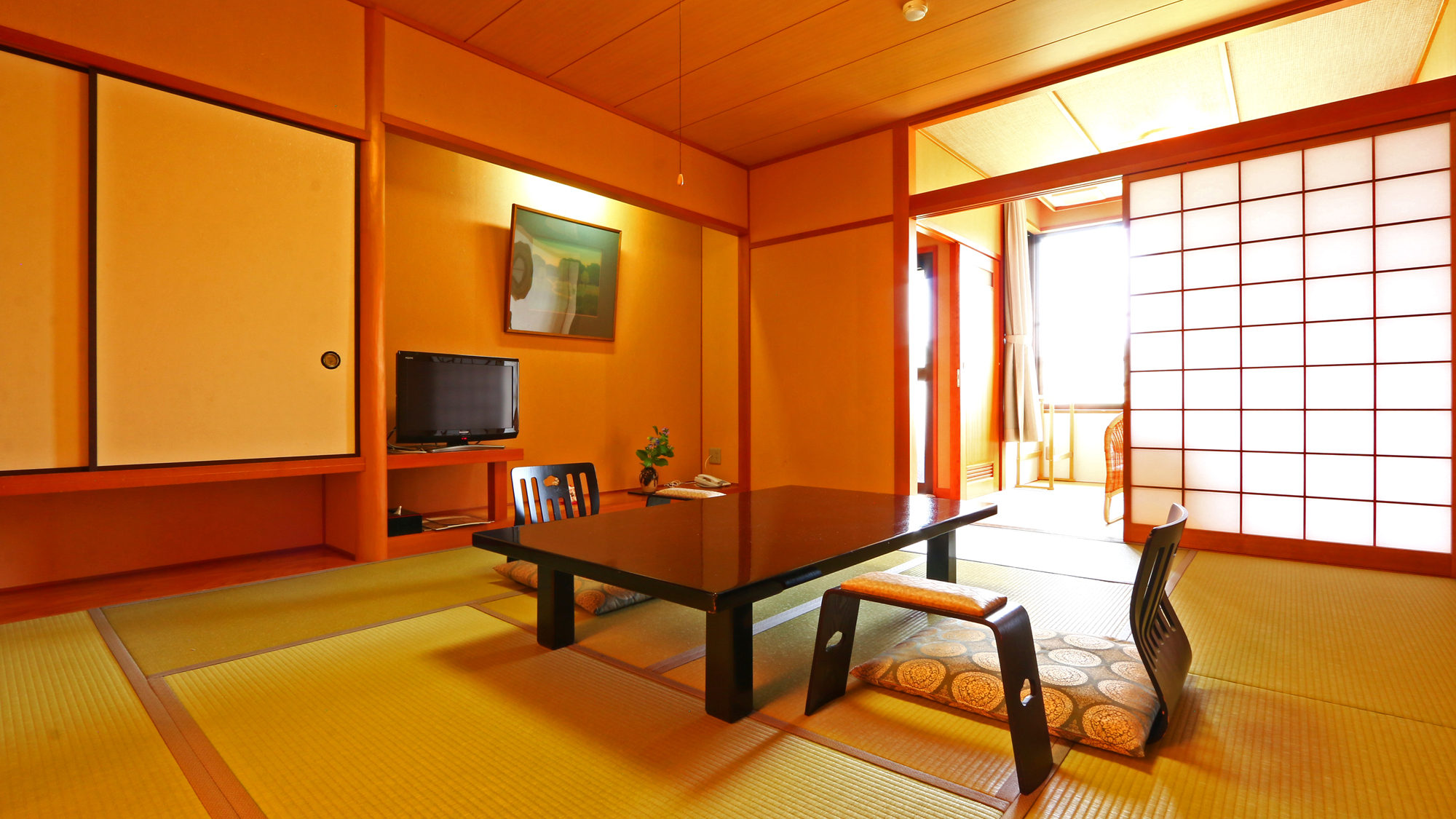 《和室10畳》露天風呂付きの室数限定の客室です。
