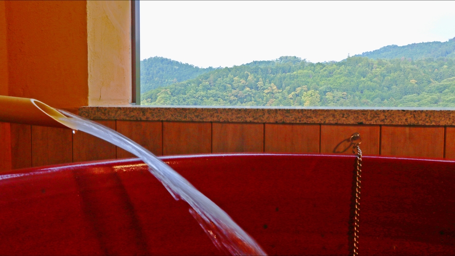 《和室10畳》露天風呂からは吉野絶景が眺められます。