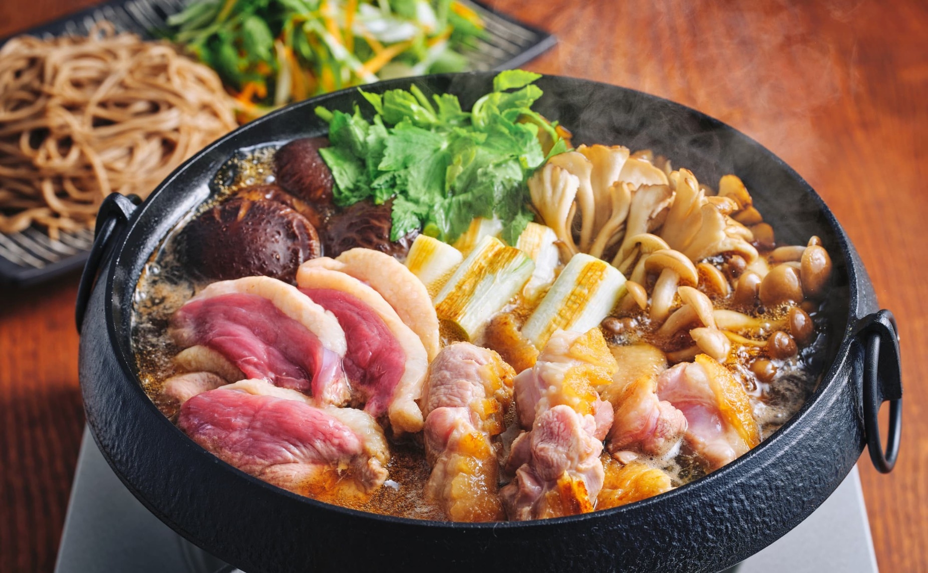 【もっと愛kamo！】滋賀県発のブランド★近江鴨〈記憶に残る味♪〉◆かも鍋◆プラン