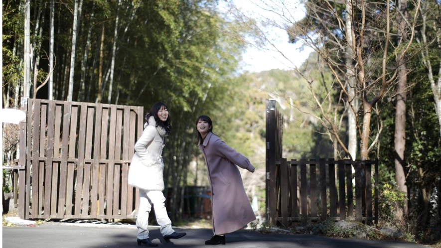 ＜天城・湯道散策＞チェックアウト後、車をおいてちょっとお散歩