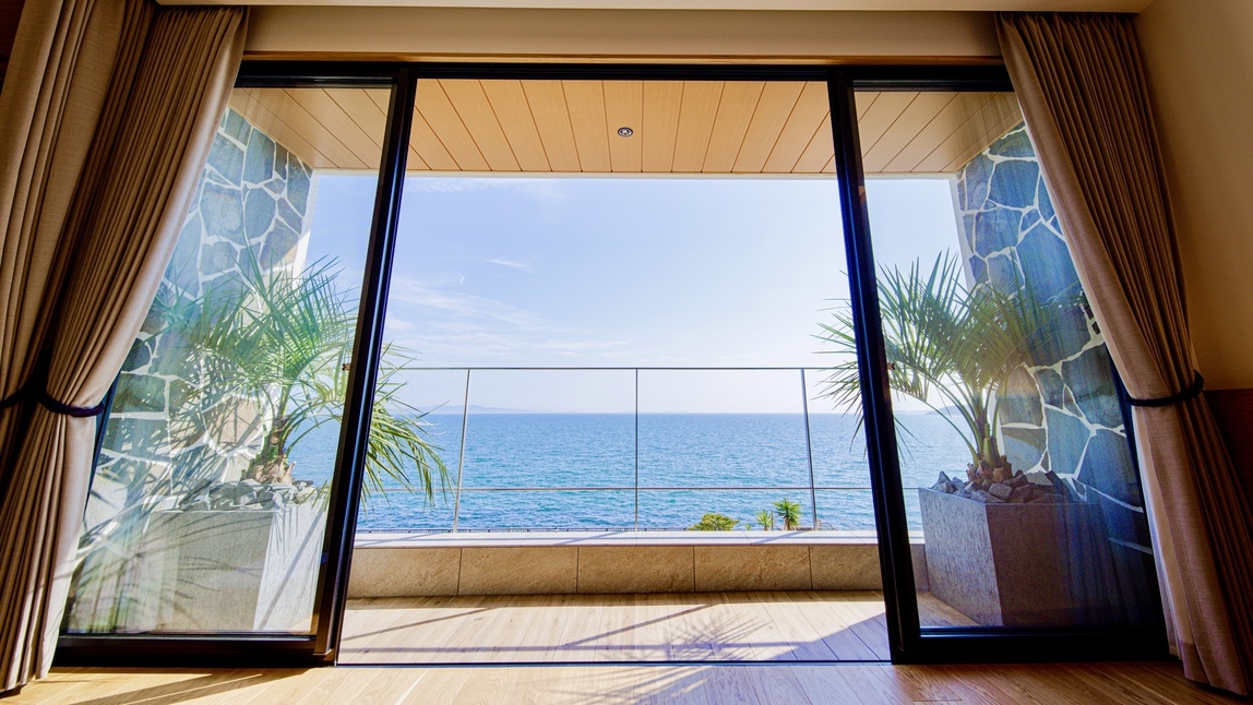 【離れ ゆらぎ】煌めく三河湾と絶景露天風呂｜海に抱かれ、心解き放つ極上プライベート