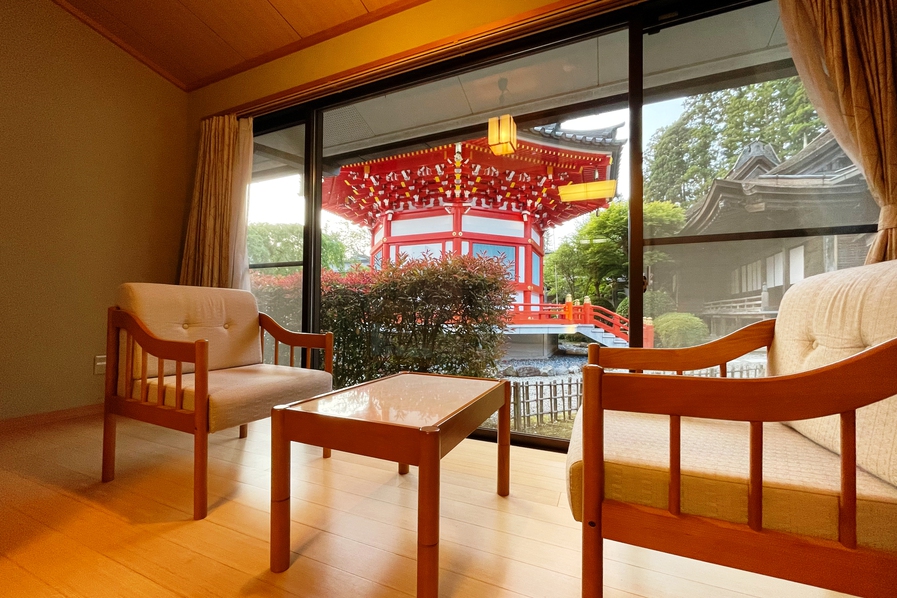 庭側・和室12〜14畳（トイレ・エアコン・Wi-Fi）一例