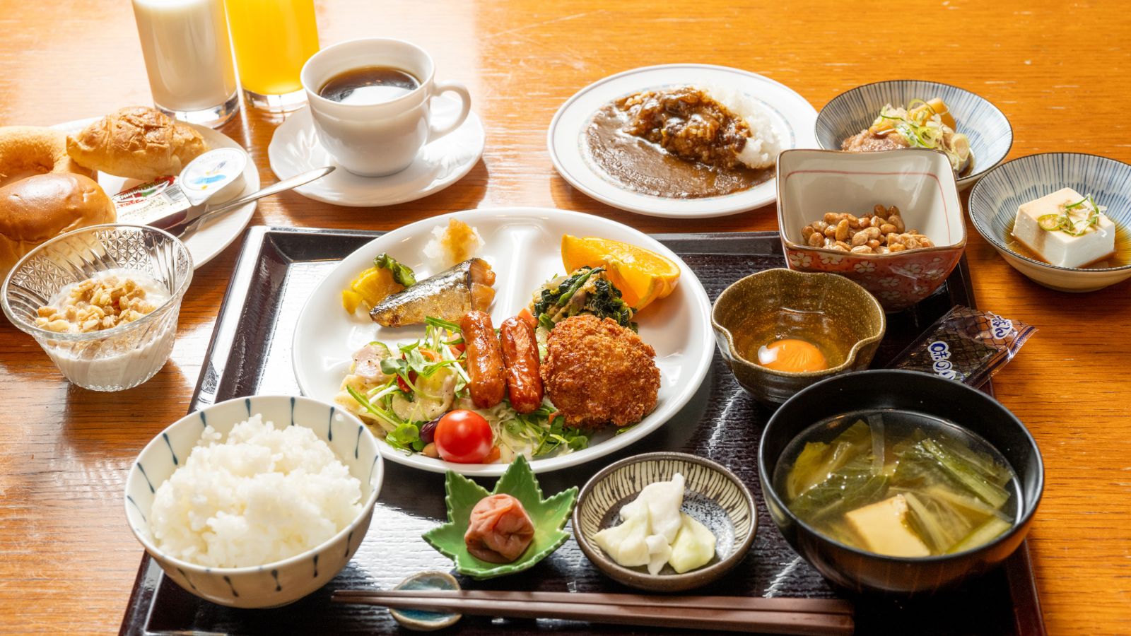 【朝食ビュッフェ】懐かしい、家庭の味でお待ちしています