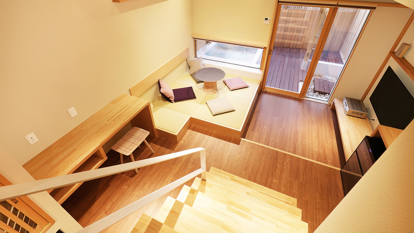 【禁煙】スイート　MOMIJI　半露天風呂付ツイン　63平米