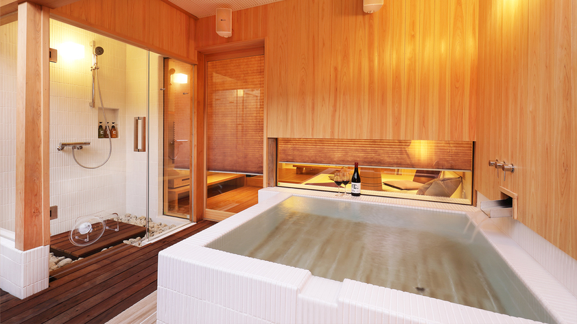 【禁煙】スイート　MOMIJI　半露天風呂付ツイン　63平米