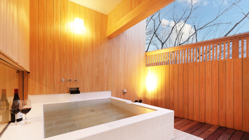 【禁煙】スイート　MOMIJI　半露天風呂付ツイン　63平米