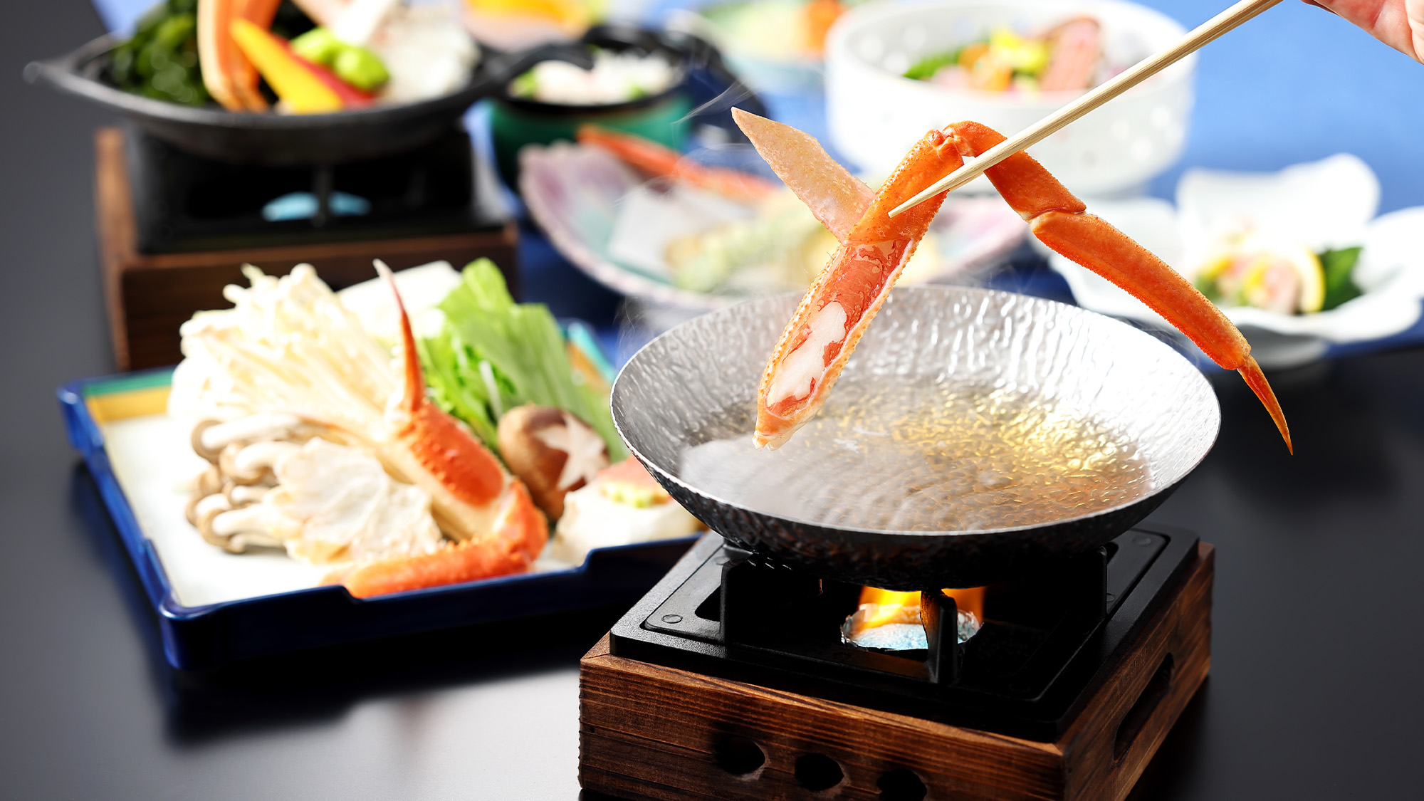 本ズワイ蟹会席(冬季限定)