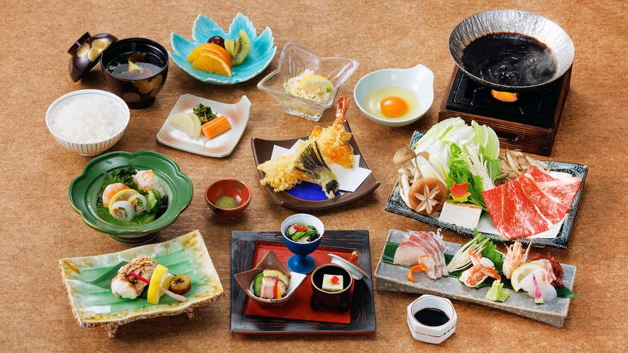 黒毛和牛すきやき会席