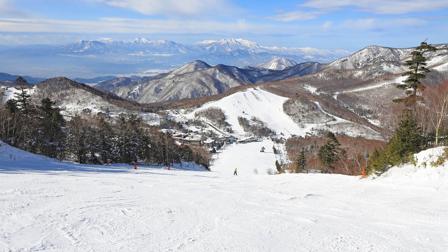 ・国内有数のスキーリゾート・志賀高原でスキー・スノボ三昧！