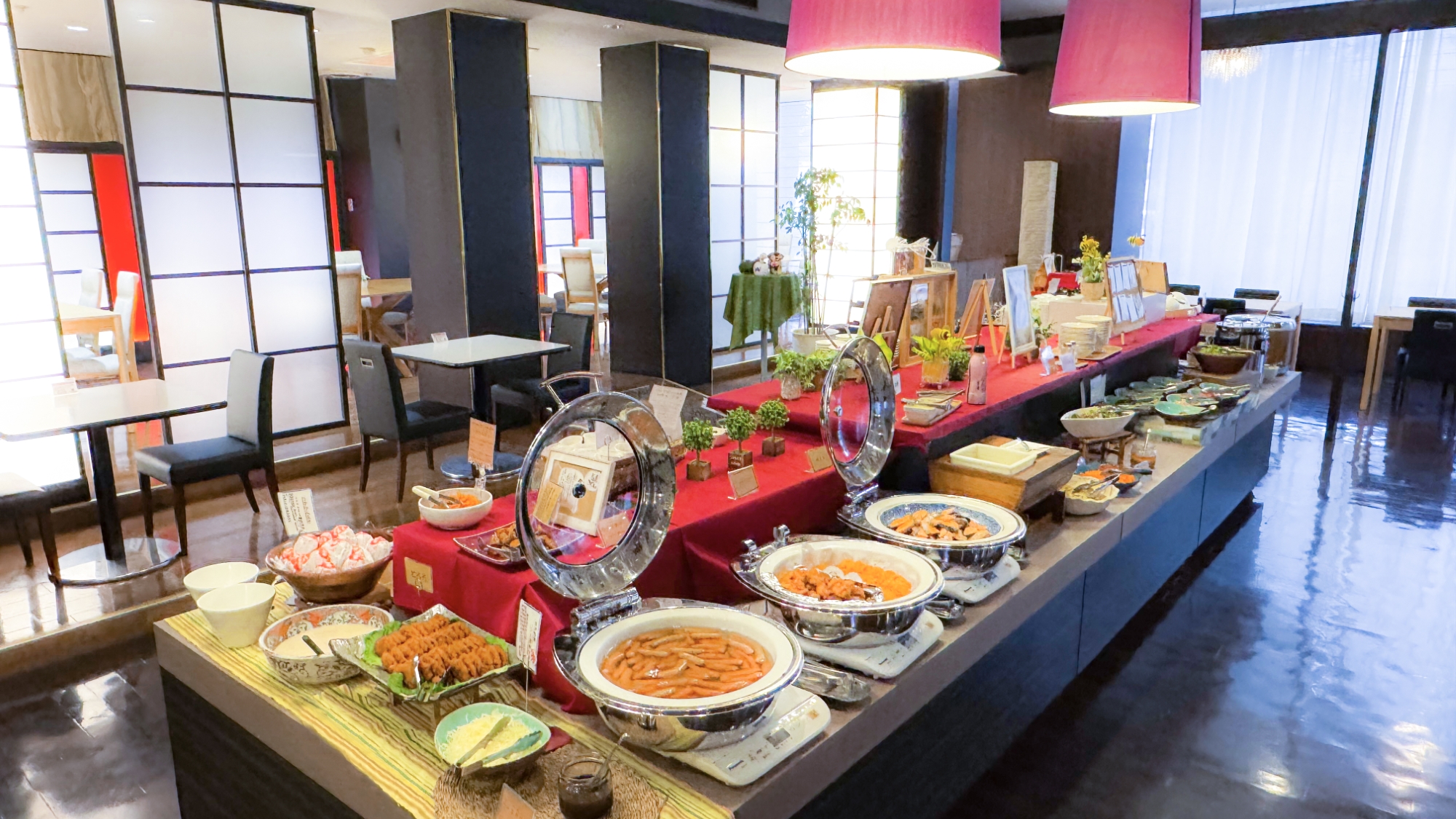 朝食バイキング