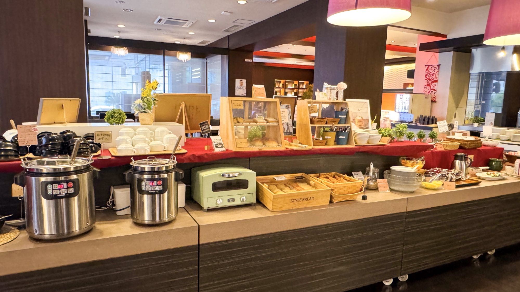 朝食バイキング