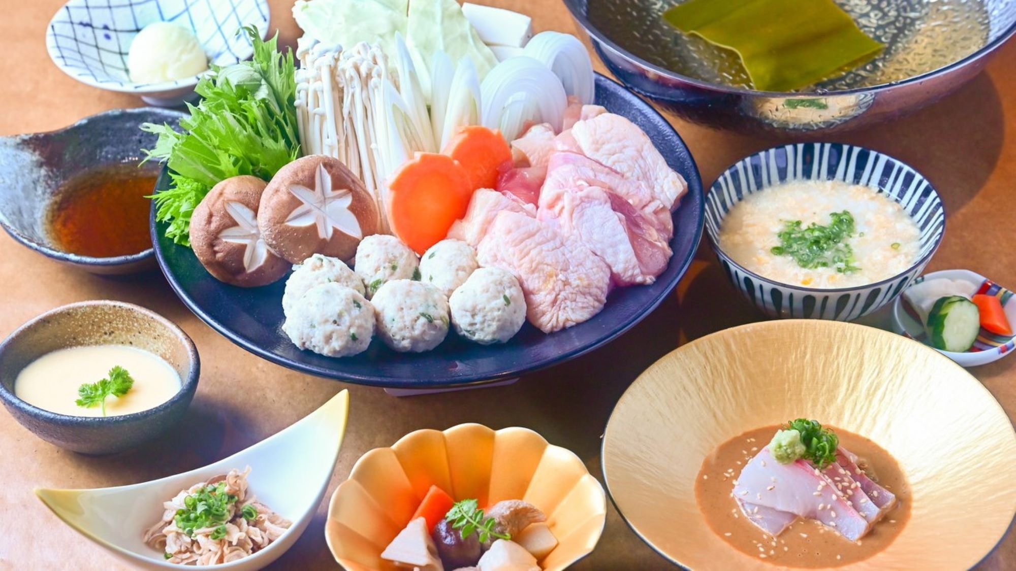 水炊き【萩】コース