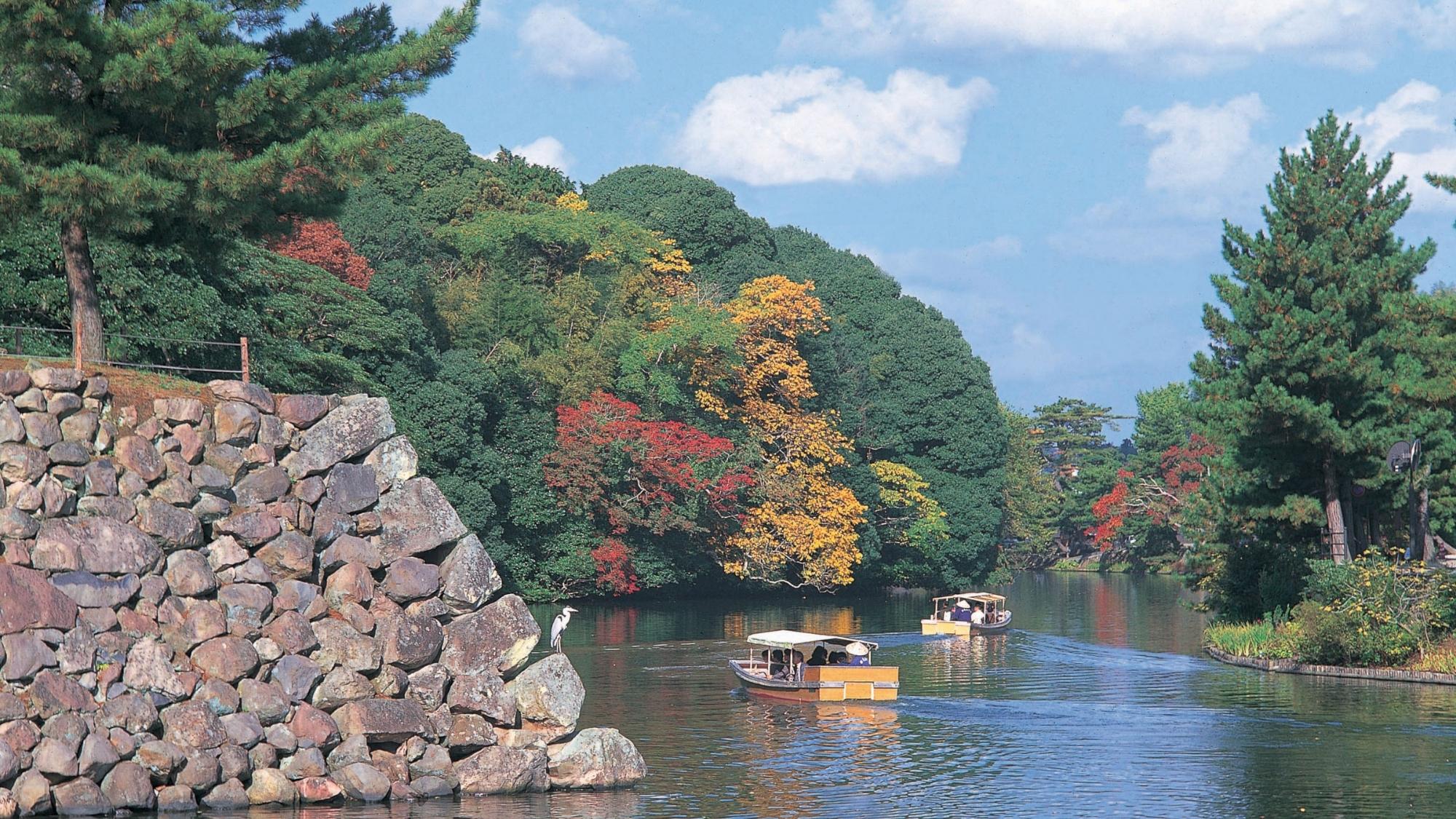【松江城　堀川遊覧船】お堀から眺める景色もとっても素敵です