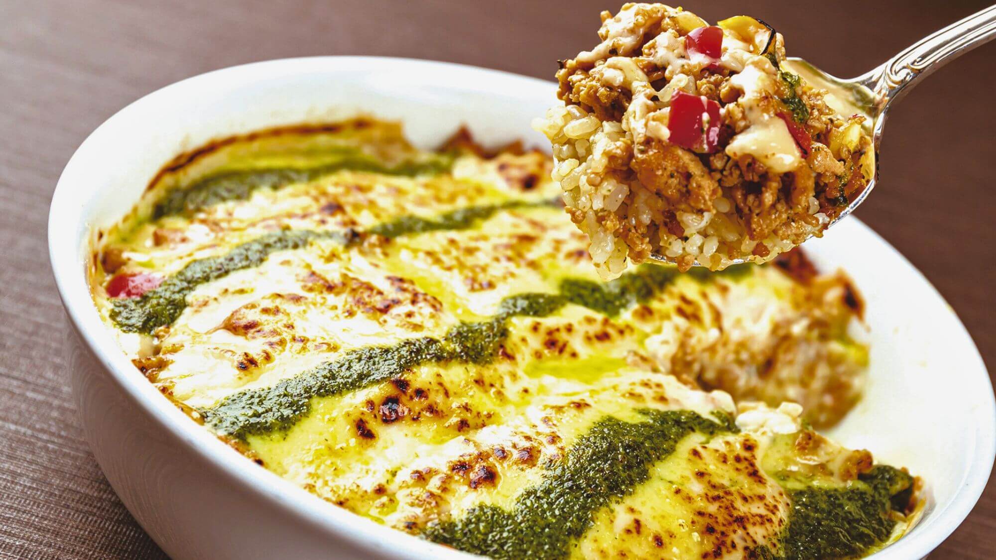 【2025-2026冬バイキング】大山鶏ガパオライスグラタン