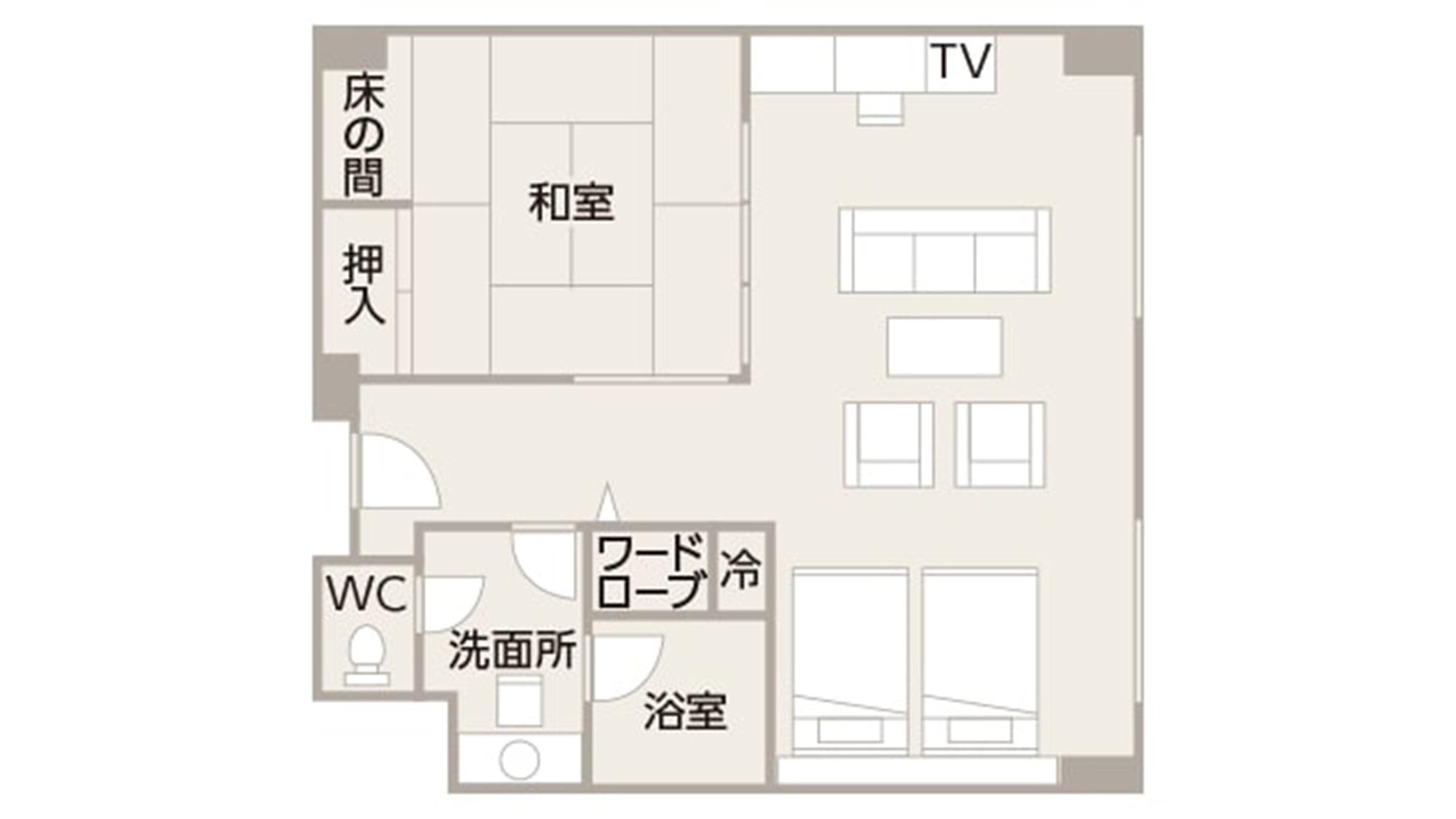 ■【平面図】ジュニアスイート